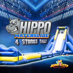 Hippo Water Slide - 4 Stories Tall