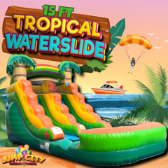 12ft Tropical Water Slide