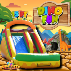 Dino Fun 15ft Water Slide