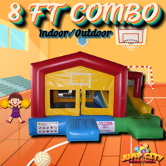 8' High Indoor/Outdoor Bounce Combo