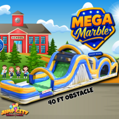 40ft Challenge Mega-Marble Wet/Dry Obstacle Course