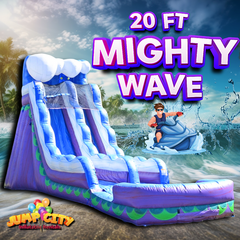 20ft Mighty Wave Water Slide