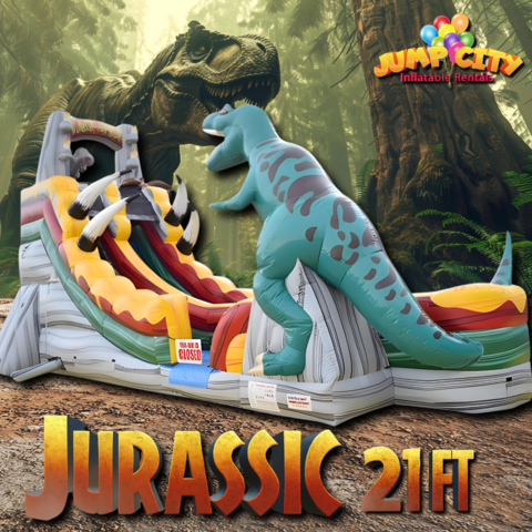 G2 21ft Jurassic Adventure Water Slide
