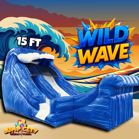 E1 15ft Wild Wave Wet/Dry Slide