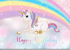 UNICORN BACK DROP UNICORN BACK DROP