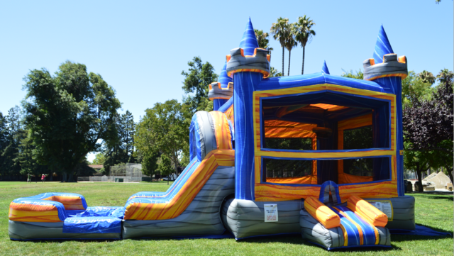 Orange Crush Castle Waterslide