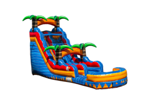 18' Tropical Inferno Water Slide