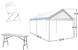 10x20 Canopy Package