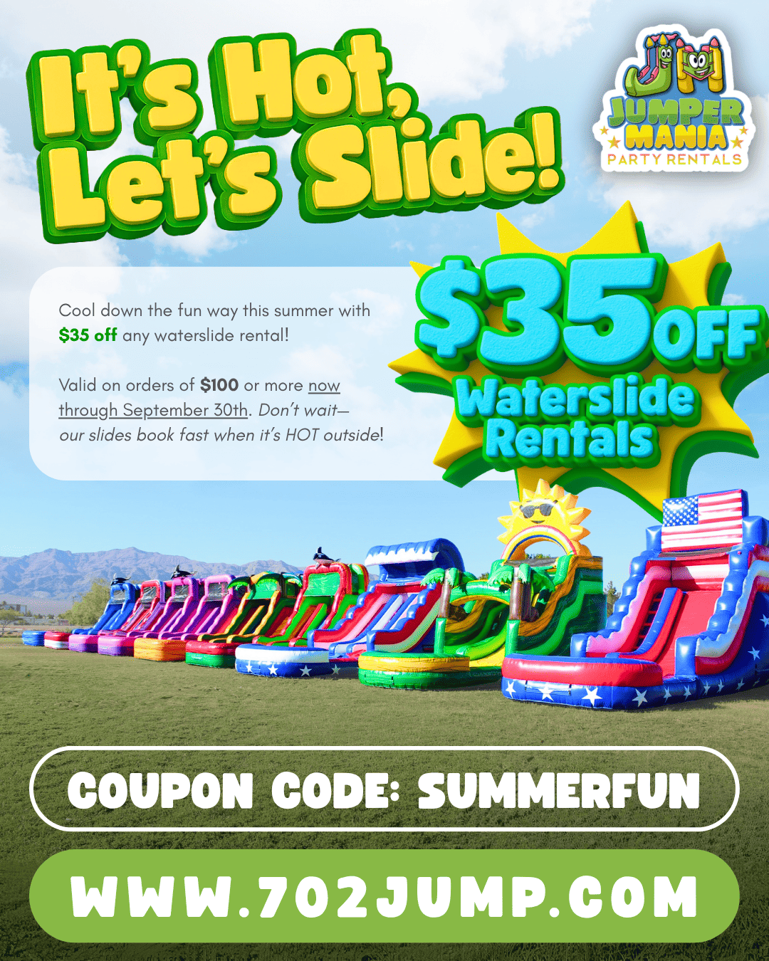 Water Slide Rentals Las Vegas