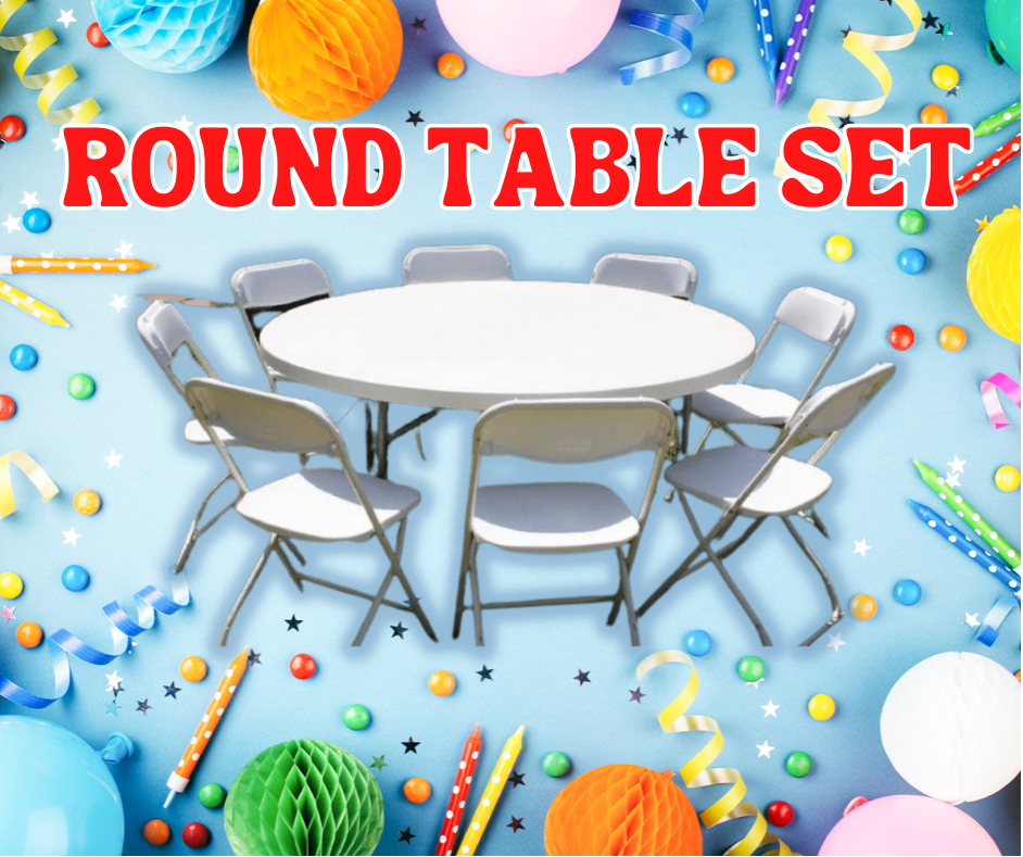 Event tables and chairs cheap rental