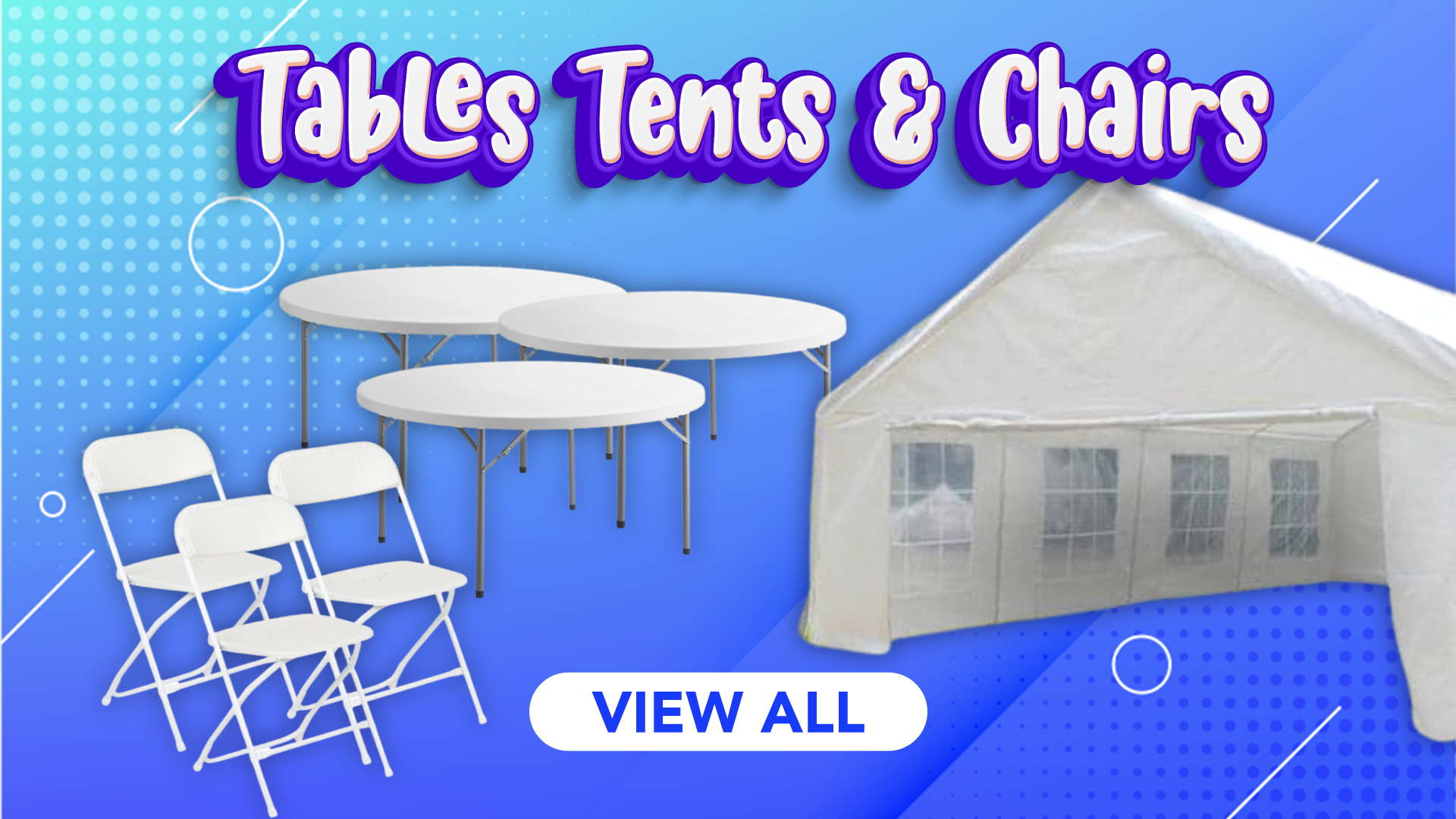 Tent Table and Chair Rentals in Las Vegas