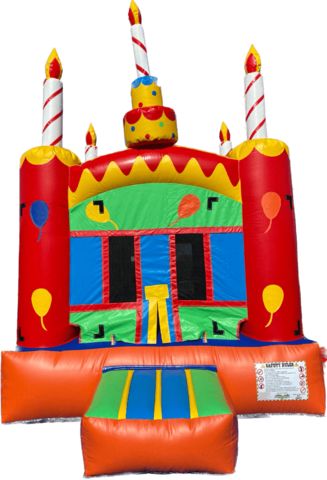 Birthday Cake Bounce House J-145