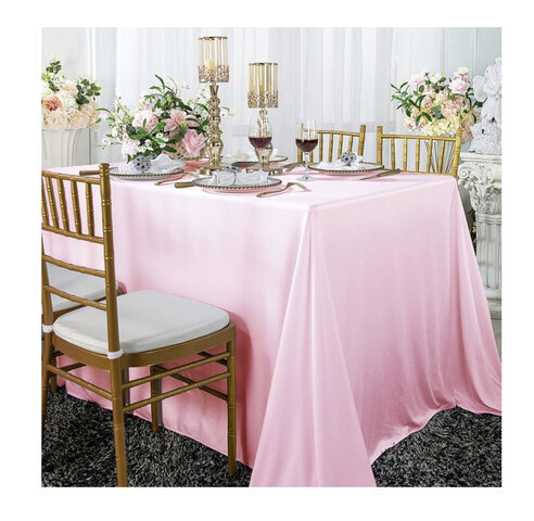 Pink Rectangle 90” X 132”