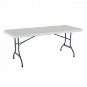 6FT White Plastic Table