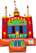  Birthday Cake Bounce House L-11FT | W-11FT | H-13FTPerfect For Birthdays!
