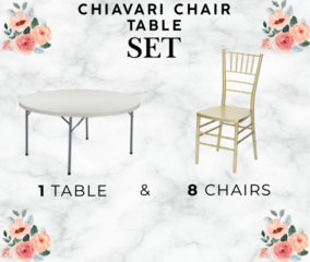 Chiavari Table Set
