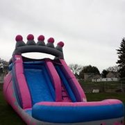 Pink and Purple Water Slide