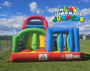 Wide multicolored Obstacle Course