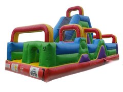 Multicolored Leftside Slide Obstacle Course