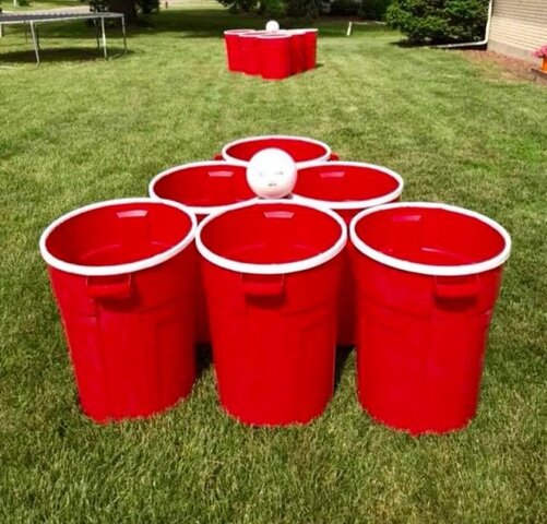 The yard pong