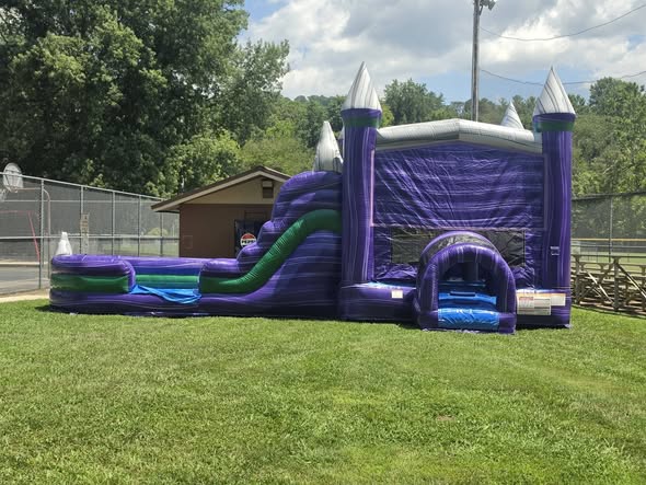 Purple castle bounce and slide combo