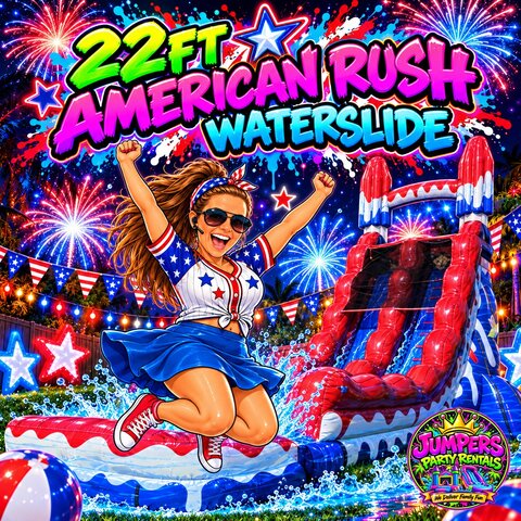22ft American Rush Waterslide 
