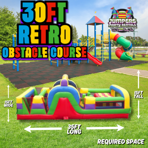 30ft Retro Obstacle