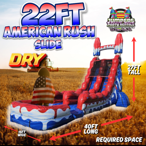 22ft American Rush Slide