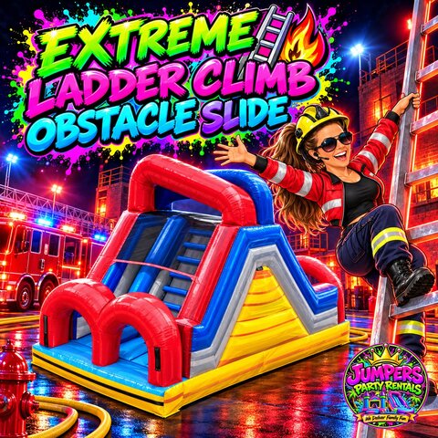 Extreme Ladder Climb Obstacle Slide