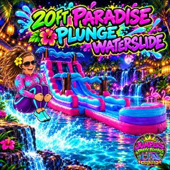 20ft Paradise Plunge Waterslide
