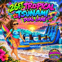 26ft Tropical Tsunami Dual Lane