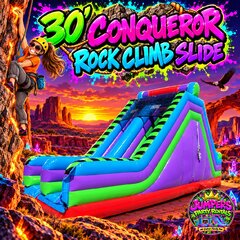 30' Conqueror Rock Climb Slide