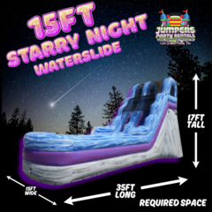15ft Starry Night Waterslide