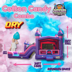 Cotton Candy Castle Slide Combo