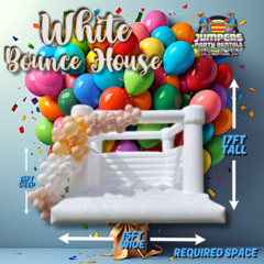 White  Bounce House 