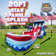 20ft Star Spangled splash