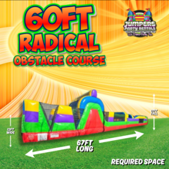 60ft Radical Obstacle Course
