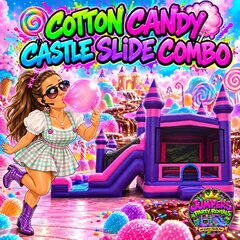Cotton Candy Castle Slide Combo