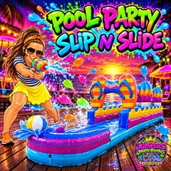 Pool Party Slip N Slide