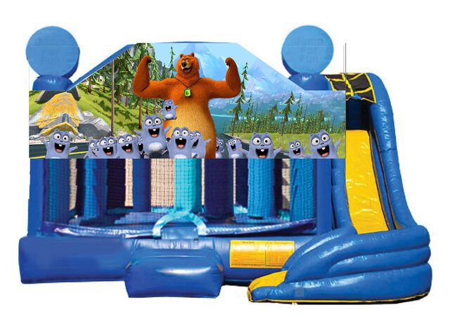 5  in 1 Obstacle comb - Grizzy & the Lemmings 19x19 wet or dry