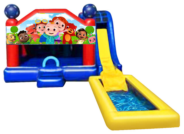 5 in 1 Obstacle Combo - COCOMELON w med pool