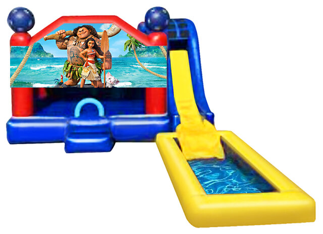 5 in 1 Obstacle Combo - Moana w med pool