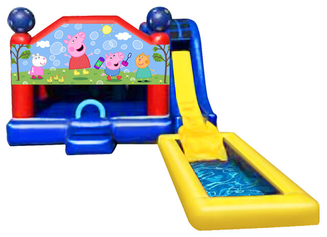 5 in 1 Obstacle Combo - Peppa Pig Window w pool