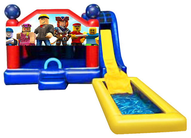 5 in 1 Obstacle Combo - YROBLOX w med pool