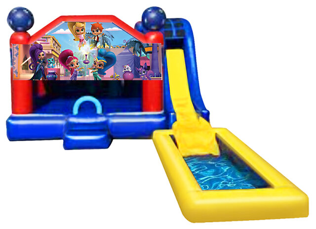 5 in 1 Obstacle Combo - Shimmer & Shine w mrd pool