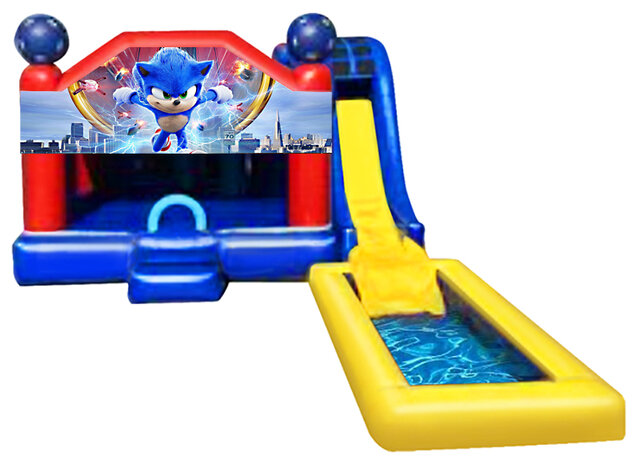 5 in 1 Obstacle Combo -  SONIC THE HEDGEHOG Window w med pool