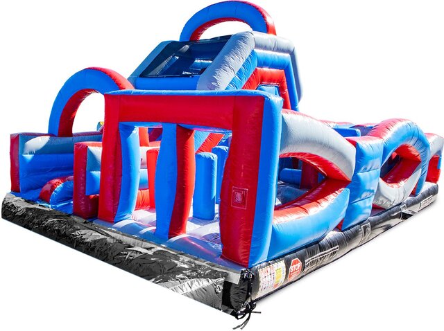 STAR WARS OBSTACLE AND DOUBLE SLIDE DRY NO POOL