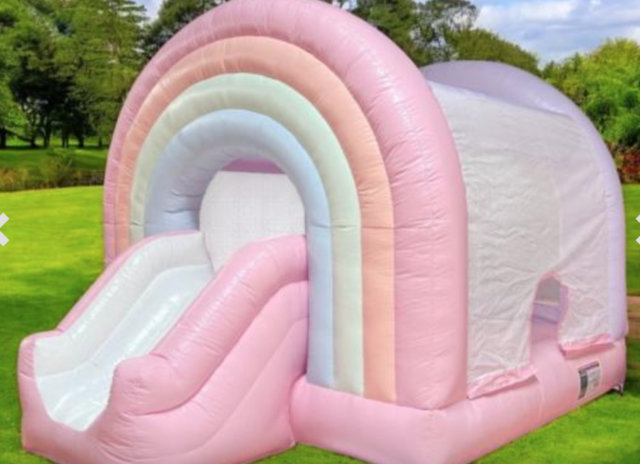  Pastel Rainbow Jump and Slide