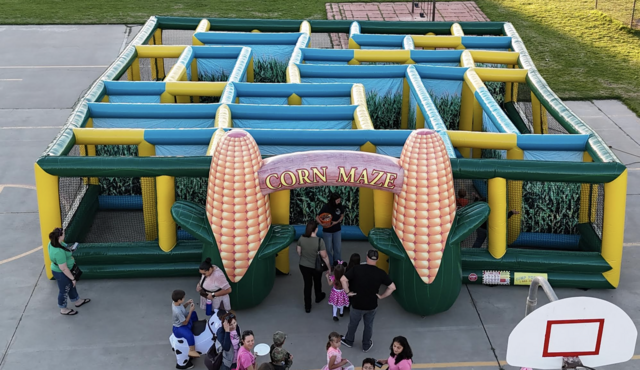 CORN MAZE  35 ft long 40 ft wide 12 ft high