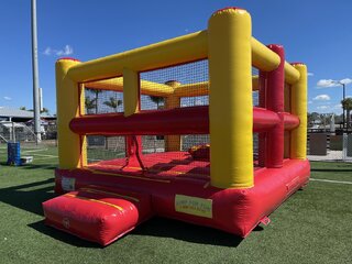Boxing Ring With Gloves